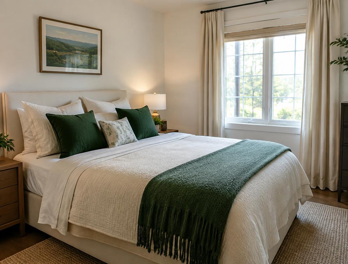 Furnished bedroom
